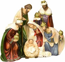 Nativity 131305 Holy Family 3 Kings Wise Men Roman 11&quot; L - £37.98 GBP