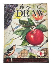 Walter Foster Book How to Draw Animals Flowers Still Life Landscapes Heads Bird - £11.35 GBP