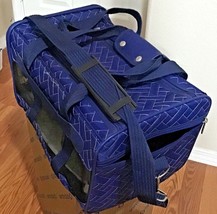 Quaker Pet Group small dog carrier blue Medium. Airline Approved - £27.36 GBP