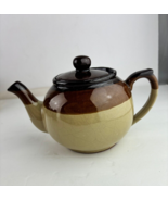 Armbee San Francisco Stoneware Small Teapot, Tri Colored - Beige, Brown,... - $17.12