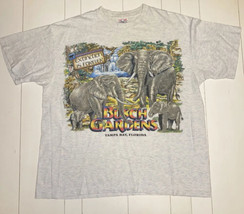 Single Stitch Shirt Men’s 2XL Busch Gardens Extinction is Forever Elepha... - $24.50