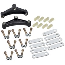 Tandem Axle Trailer Spring Suspension Rebuild Kit Camper 3.125&quot; Shackle ... - £49.19 GBP