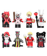 8Pcs Hazbin Hotel Minifigures Alastor Velvette Niffty Lucifer Charlie Mi... - $29.93 CAD