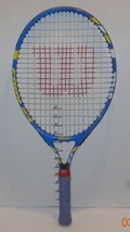 Wilson Youth Envy 23 Tennis Racquet Racket blue yellow - $14.43