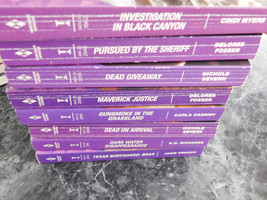 Harlequin Intrigue lot of 8 Large Print Assorted Authors Romantic Suspense - £13.40 GBP