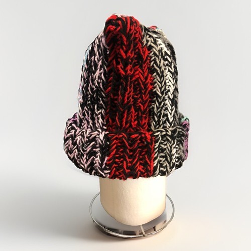 Handmade Crochet Cat Hat Adult Double Acrylic Yarn Warm Beanie Cute Gift Item image 3