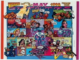 George Perez Pedigree Collection ~ The Coven Promo Wizard Poster w/ May ... - £15.14 GBP