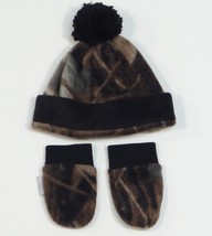 Columbia Frosty Fleece II Fleece Beanie Hat &amp; Mittens Infant One Size NWT - $18.55