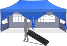 Diophros Outdoor Popup Canopy Tent, Portable Gazebo Pavilion With 6 Removable - £213.67 GBP