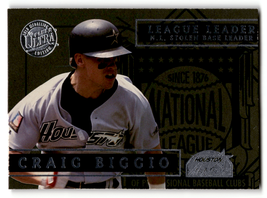 1995 Fleer Ultra League Leaders Gold Medallion #7 Craig Biggio NM-MT As ID:58502 - £2.35 GBP