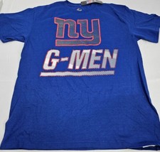 NFL New York Giants T Shirt Crew Neck NY G-Men Short Sleeve Blue Mens Med. 2016  - £11.11 GBP