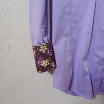 Bertigo | Men's Purple Long sleeve Button down Casual Shirt image 8