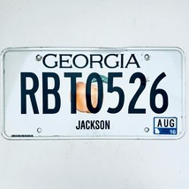2016 United States Georgia Jackson County Passenger License Plate RBT0526 - $16.82