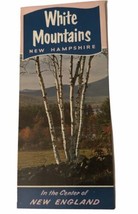 Vintage Brochure White Mountains New Hampshire in the Center of New England - $4.87