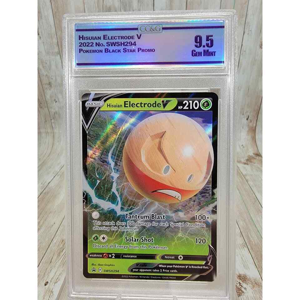 Pokémon Hisuian Electrode V Holo #SWSH294 - 2022 -CCG 9.5 Gem Mint - $17.80