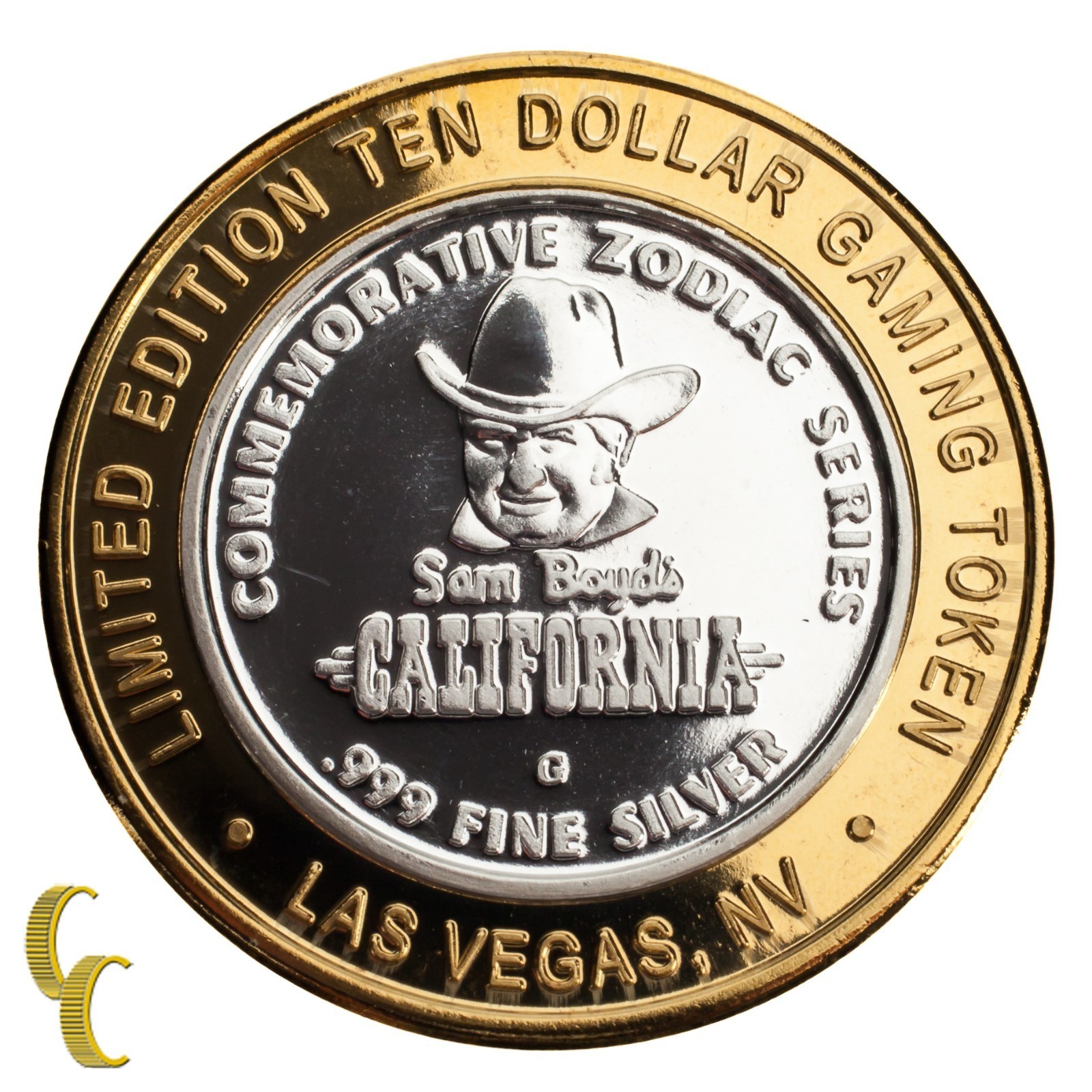 Sam Boyd's California Hotel Casino Gaming Token An Du Rat .999 Silver-
show o... Item image 4