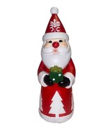 Christmas Jolly Santa Clause Holding Giftbox Table Decor  (SHIPS IN 24 HRS) - $26.21 CAD