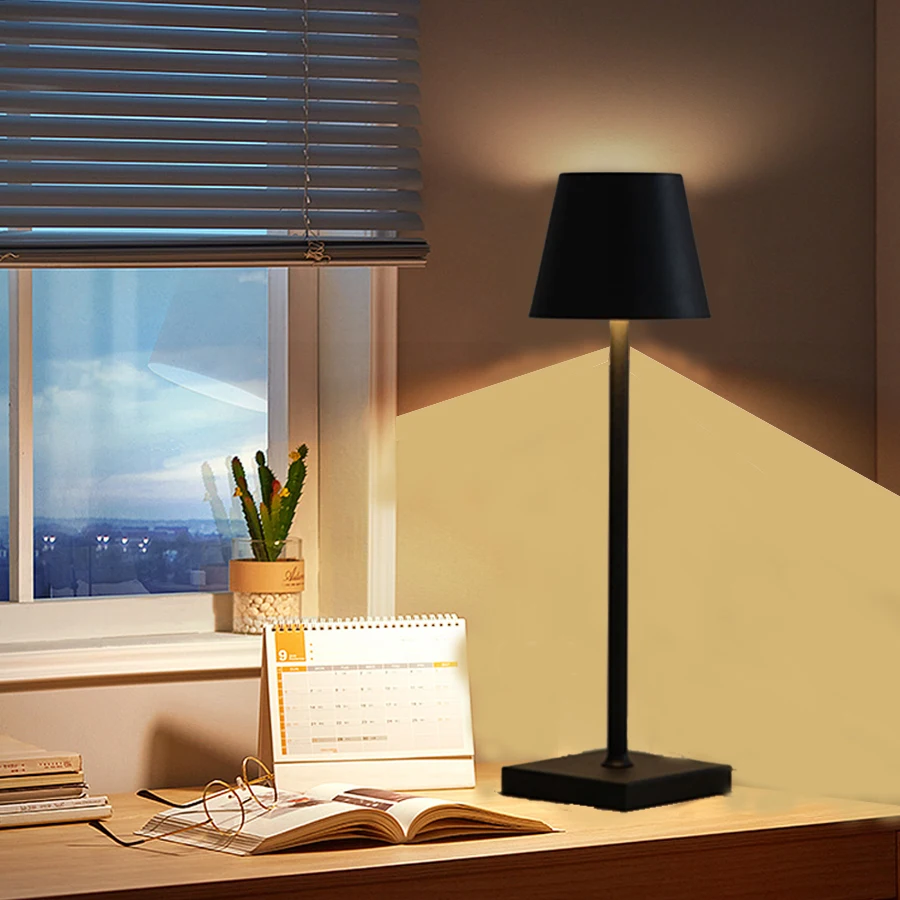 Chargeable 3 level brightness dimmable table decorative atmosphere lamp for living room thumb200