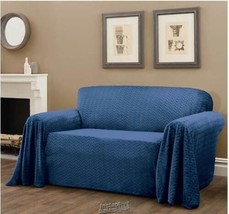 Mason Furniture Throw Loveseat Polyester Blue - £41.75 GBP