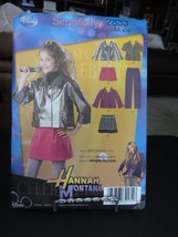 Simplicity 2833 Hannah Montana Girls Pants Skirt Jacket Pattern - Size 8-16 - £6.25 GBP