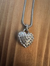 Brighton Reversible Heart necklace 18 Inch Chain - £13.54 GBP