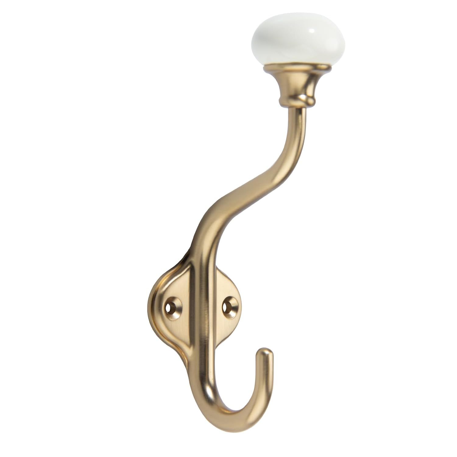 Coat Hooks - 5 Pack Champagne Bronze Towel Hooks Robe Hooks Decorative Wall Hook