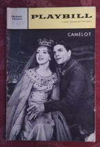 PLAYBILL June 25 1962 CAMELOT Robert Goulet Patricia Bredin William Squire - $14.40