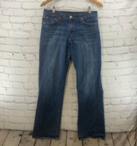 Lucky Brand Dungarees Womens Sz 29 Classic Fit Dark Wash - £23.35 GBP