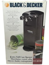 New Black and Decker Extra Tall Can Opener Plus Knife Sharpener Black NI... - $35.94 CAD