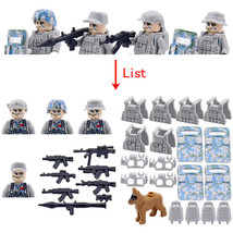 WW2 Military Building Blocks Solider Figures Gifts Weapons Guns K134-1Set - $399.57 MXN