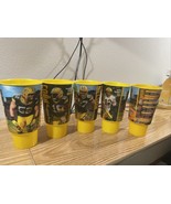 5 Green Bay Packers NFL Football 2014 Cobb Rodgers Drink Cups Motion Kwi... - $35.41 CAD