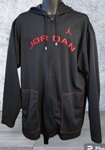 Vtg Retro Air Jordan Full Zip Up Jacket Stitched Men&#39;s Xl Bulls Nike X Large - £35.00 GBP