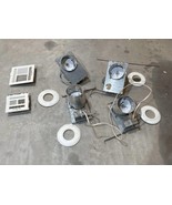Vintage Set Of 4 Can Light Units Plus 2 Air Conditioner Vent Covers - $649.58 MXN