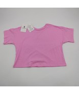 HEYKESON Tops as clothing Women Loose Crew Neck Cute Crop Top Racerback, M - $322.92 MXN