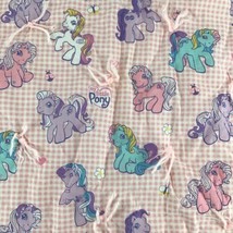 My Little Pony Blanket Lovey Handmade Child Bedding Nursery 36&quot; x 42&quot; Vintage - £30.97 GBP
