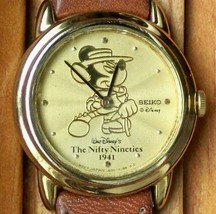 Disney Limited Edition Seiko Ladies Mickey Mouse Watch! New! Stunning! Retired! - $300.00