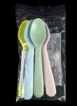 IKEA KALAS Plastic Spoon Pastel Multicolor 4 Pack - £5.60 GBP