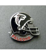 ATLANTA FALCONS NFL FOOTBALL HELMET EMBLEM LOGO LAPEL PIN BADGE 1 INCH - $6.19