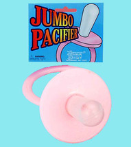 Deluxe Pink Jumbo Baby Pacifier Baby Girl Adult Halloween Costume Accessory - £4.65 GBP