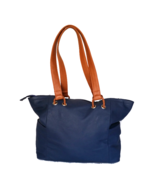 Blue Leather Purse, Everyday Shoulder Bags for Women, Casual Totes, Kenia - $103.49