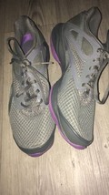 Reebok Easy Tone GREY/Purple Trainers UK Size 7 Womens EU 40 Ex Shp - $36.52