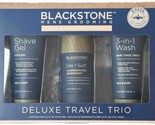 Blackstone Men&#39;s Grooming sea &amp; surf Deluxe travel trio for body and fac... - £26.95 GBP