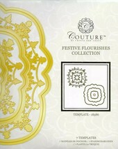 Couture. Festive Flourishes Collection Template 18586 Die Set. Die Cutti... - $10.71