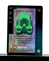 LEWA KANOHI KAUKAU MASK 1ST EDITION HOLO FOIL CARD 181 LEGO BIONICLE - £15.65 GBP
