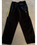 Everlast Boys Black Neon Yellow Accent Pockets Athletic Jogger Pants 4 - $10.07 CAD