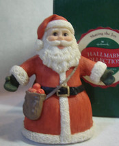 HALLMARK COLLECTIONS 1990 Porcelain Santa SHARING THE JOY In Box - $15.80