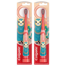 Pack of (2) New Colgate Kids Battery Toothbrush, Llama Toothbrush - £13.67 GBP