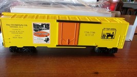 O Scale Dorfan Co. TCA Train Museum Box Car, Yellow, 1986, BNOS - £78.79 GBP