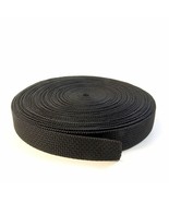 Webbing, 1&quot; Inch Polypropylene, Black, 10 Yards (30 Ft.) - $307.90 MXN