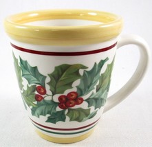 NOS Longaberger Pottery American Holly Mug, USA - $13.99